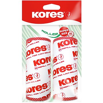 KORES tartalék lehúzható henger - 2 db-os csomag (2 x 80 levél)