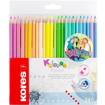 Kores Kolores Pastel LOLLIPOPZ, 24 szín