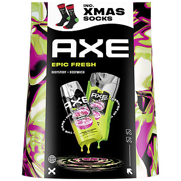 AXE Epic Fresh ajándékdoboz zoknival 400 ml