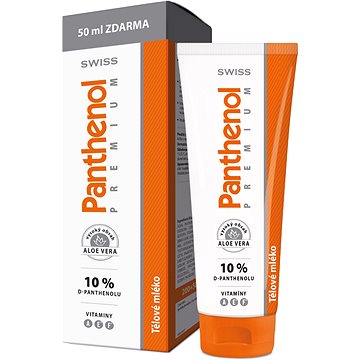 PANTHENOL 10% Swiss Premium testápoló 200 + 50 ml ingyen