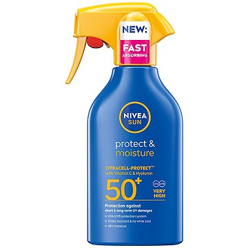 NIVEA Sun Protect & Moisture Trigger Spray SPF 50+ 270 ml