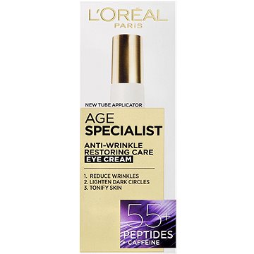 L'ORÉAL PARIS Age Specialist 55+ Anti-Wrinkle Restoring Eye Cream 15ml
