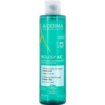 A-DERMA BIOLOGY AC Habzó tisztító gél, 200 ml