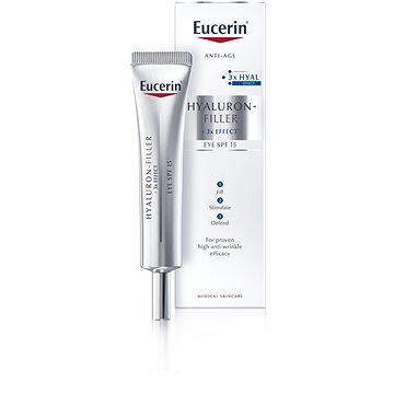 EUCERIN Hyaluron-Filler+3x effect szemkörnyékápoló krém, 15 ml
