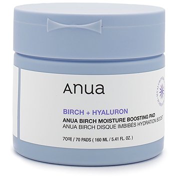 ANUA Birch Moisture Boosting Pad Nyírfanedves hidratáló párna, 70 db / 160 ml