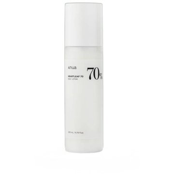 ANUA Heartleaf 70% Daily Lotion Nyugtató és hidratáló arcápoló emulzió, 200 ml