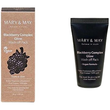 MARY & MAY Blackberry Complex Glow Wash Off Pack 30 g