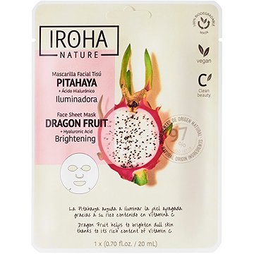 IROHA NATURE Brightening Dragon Fruit + Hyaluronic Acid, 1 db