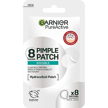 GARNIER Hydrokolloid láthatatlan tapaszok tökéletlenségekre BHA-val, 8 darab