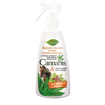 BIONE COSMETICS Bio Cannabis Gyógynövényes kenőcs vadgesztenyével 260 ml