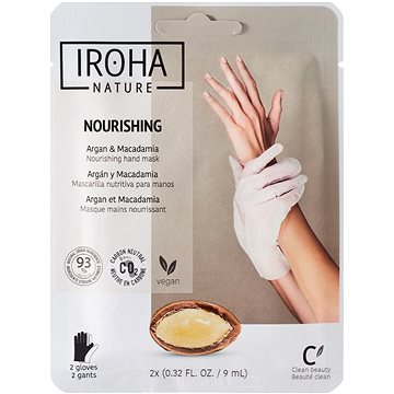 IROHA NATURE Argan & Macadam kézmaszk, 2 × 9 ml