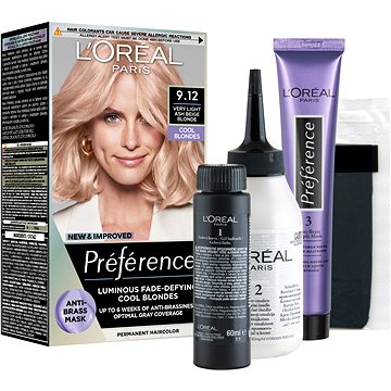L'ORÉAL PARIS Préférence 9.12 Hideg nagyon világos szőke