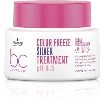 SCHWARZKOPF Professional BC Bonacure Clean Balance Color Freeze Curl ezüst reflexekkel 200 ml