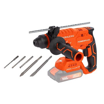 PowerPlus POWDP15630 akkus fúró vésőkalapács, 20 V, szénkefementes (akku nélkül)