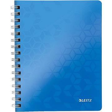 Leitz WOW A5 spirálfüzet, vonalas, kék