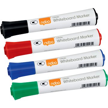 NOBO Glide Drywipe, többféle szín - 4 darabos csomagban