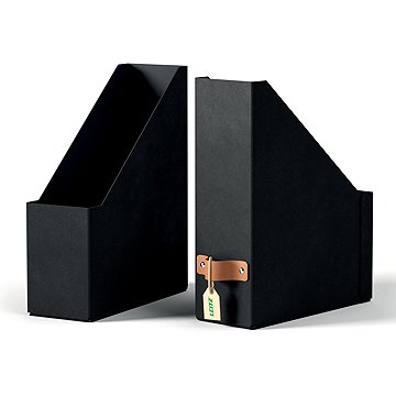 LEITZ Puro 10 cm, černý - sada 2 ks