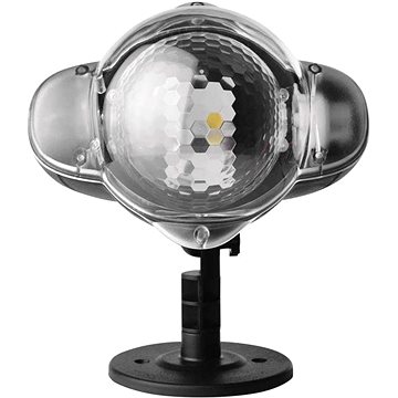 LAALU LED karácsonyi fényprojektor - hógömbök - beltéri és kültéri