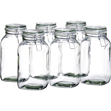 Mäser GOTHIKA 6 darabos üvegedény készlet fedővel 1,45 l