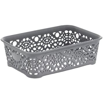 Mega Plast MONAKO XS, 6 × 20 × 14cm, szürke metál