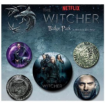Netflix The Witcher: Design - set 5 odznaků