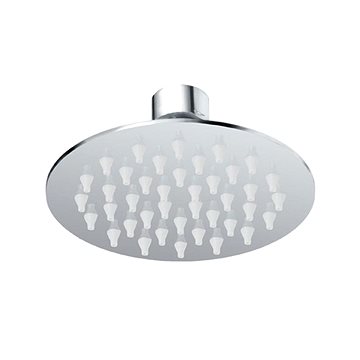 Mereo Slim Felső esőztető zuhanyfej, kerek, 100 mm, csuklós, rozsdamentes acél