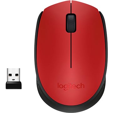 Logitech Wireless Mouse M171 piros