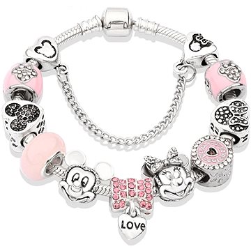 Silver Star karkötő - Mickey Minnie / P10929-1 - 18cm
