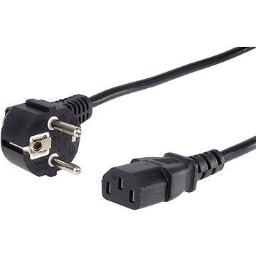 PremiumCord 230V PC 2 m fekete