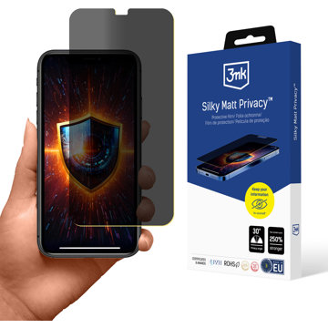 3mk Silky Matt Privacy Apple iPhone 11 védőfólia