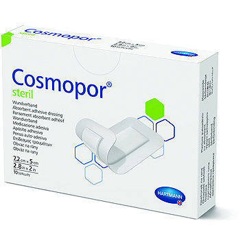 Cosmopor Steril modern ragtapasz mikrohálóval 7 × 5 cm, 10 db