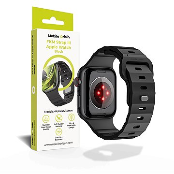 Mobile Origin Strap III Apple Watch 44 / 45 / 46 / 49 mm - Black