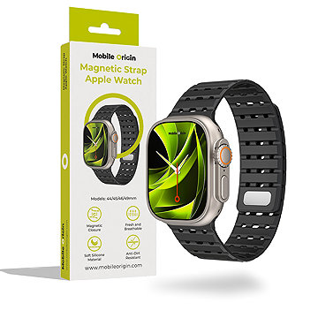 Mobile Origin Magnetic Strap Apple Watch 49mm / 46mm / 45mm / 44mm - Black