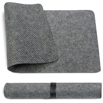 MOSH Table Mat, filc, szürke, 90×45 cm