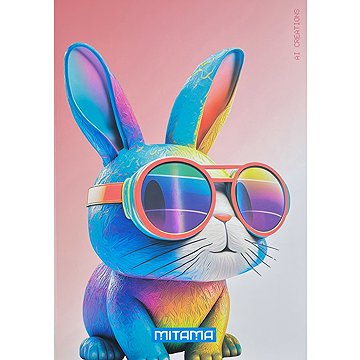 MITAMA Nyúl, A4, négyzetrácsos, 40+2 lapos