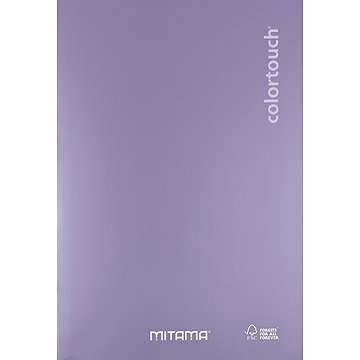 MITAMA A4 vonalas, margós, 40+2 lapos, metál, lila