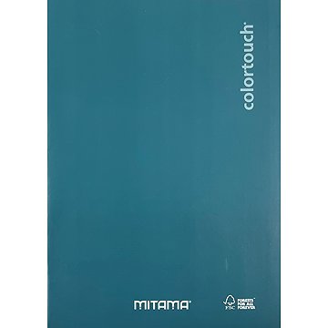 MITAMA A4, vonalas, 40+2 lapos, sötétzöld