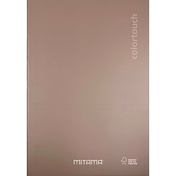 MITAMA A4, négyzetrácsos, 40+2 lapos, metál, lazac
