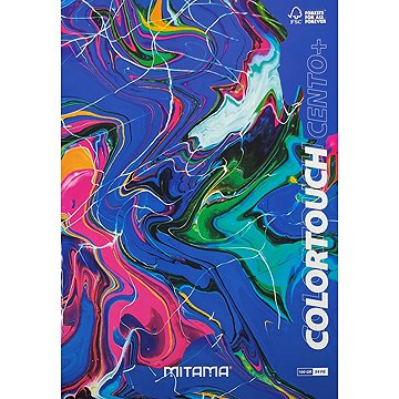 MITAMA A4, vonalas, 52+2 lapos, kék márvány
