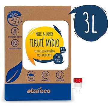 AlzaEco Milk & Honey folyékony szappan 3 l