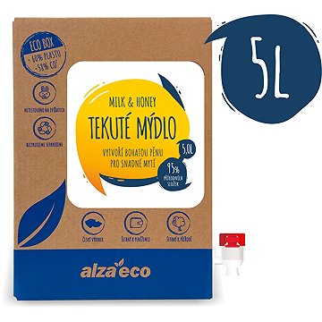 AlzaEco Milk & Honey folyékony szappan 5 l
