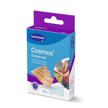 COSMOS vízálló sebtapasz 5 méretben (20 db)