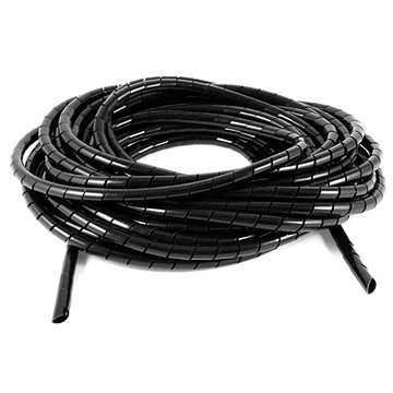 NEDIS Kábelrendező, 100 mm átmérőjű (10 m), fekete