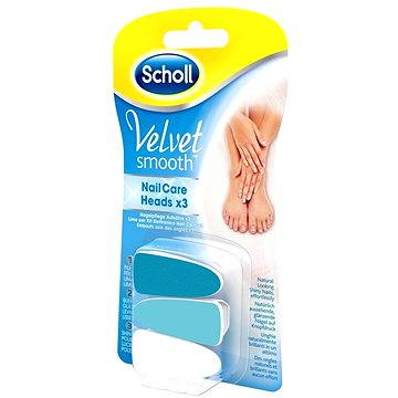 SCHOLL Velvet Smooth Körömápolás kék - tartalék fej