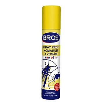 BROS szúnyog- és darázsriasztó spray gyerekeknek, 90 ml