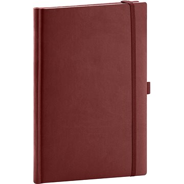 Notique Notes Aprint Neo, bordó, vonalas, 15 × 21 cm