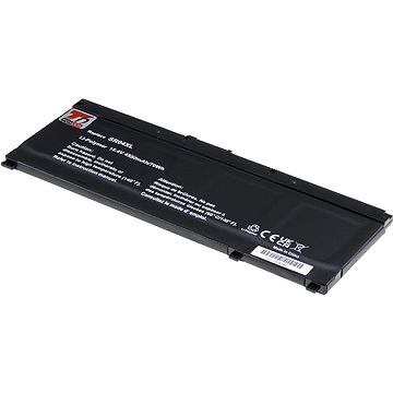 T6 Power Hewlett Packard 917678-172 kompatibilis, Li-Poly, 15,4 V, 4550 mAh (70 Wh), fekete