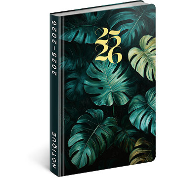 NOTIQUE 18 hónapos Petito - Monstera 2025/2026, 11 x 17 cm