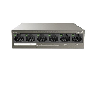 Tenda TEF1106P-4-63W - PoE AT switch
