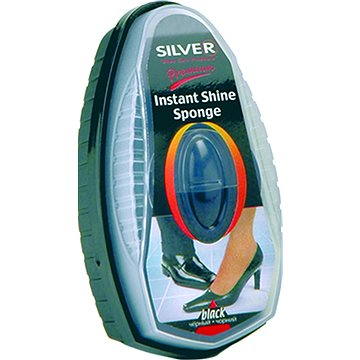 SILVER szivacs ápolószerrel Extra - fekete 6 ml